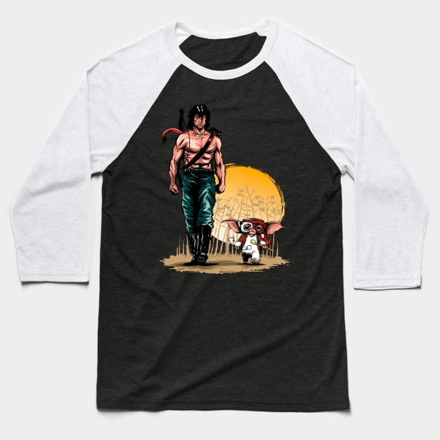 The Rambolorian Baseball T-Shirt by Zascanauta